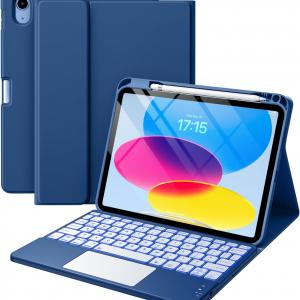 Detachable Backlit Keyboard Case with Trackpad for iPad 11th / 10th Generation (11