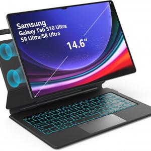 Floating Backlit Keyboard Case with Trackpad for Samsung Galaxy Tab Ultra 14.6